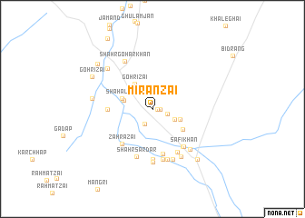 map of Mīrānzai