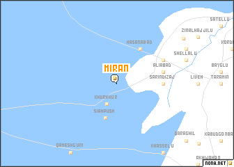 map of Mīrān