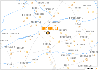 map of Mirǝşelli