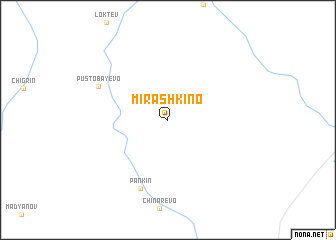 map of Mirashkino