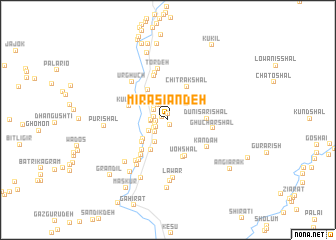 map of Mīrāsiāndeh