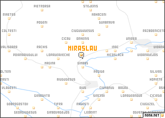 map of Mirăslău