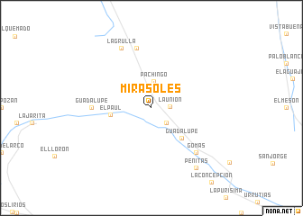 map of Mirasoles