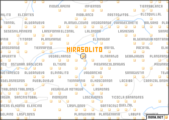 map of Mirasolito