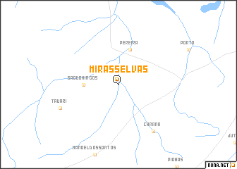 map of Mirasselvas