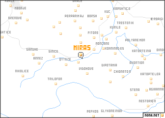 map of Miras