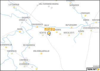 map of Mirău