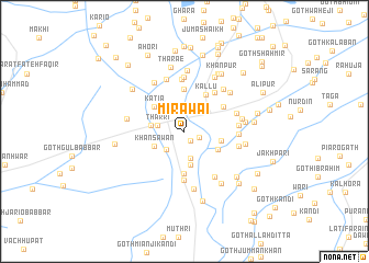 map of Mīrāwai