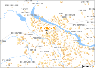 map of Mīr Āzam