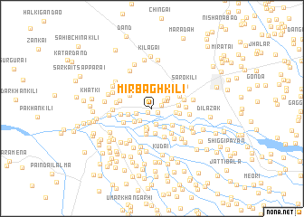 map of Mīr Bāgh Kili