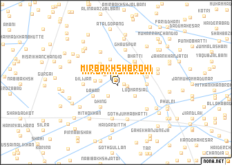 map of Mīr Bakhsh Brohi