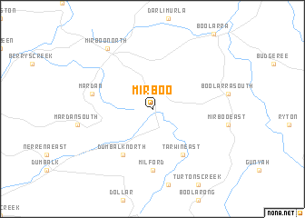 map of Mirboo