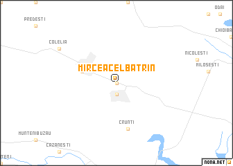 map of Mircea cel Bătrîn