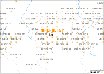 map of Mirchovtsi