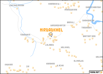 map of Mīr Dād Khel