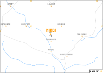 map of Mirdi