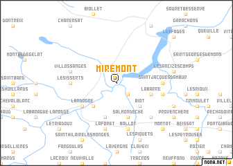 map of Miremont