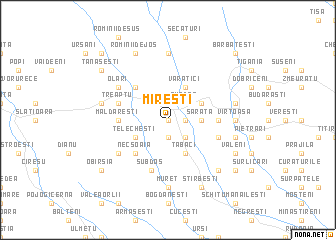 map of Mireşti