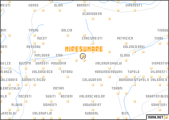 map of Mireşu Mare