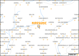 map of Mireşu Mic