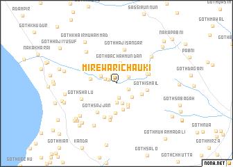 map of Mīrewāri Chauki