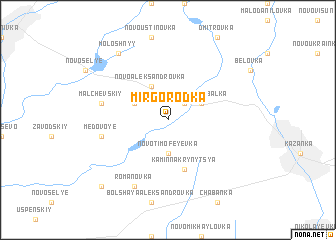 map of Mirgorodka