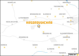 map of Mirgorodshchina