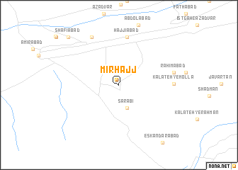 map of Mīr Ḩājj