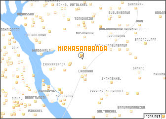 map of Mīr Hasan Bānda