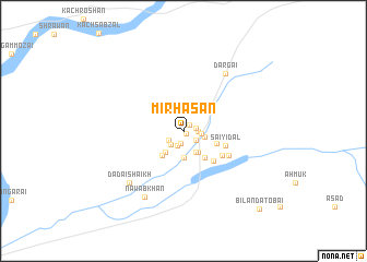 map of Mir Hasan