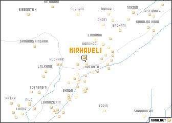 map of Mīr Haveli