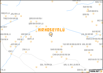 map of Mīr Ḩoseynlū