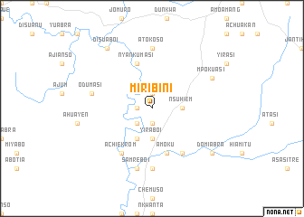 map of Miribini