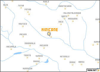 map of Miricane