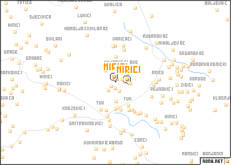 map of Mirići