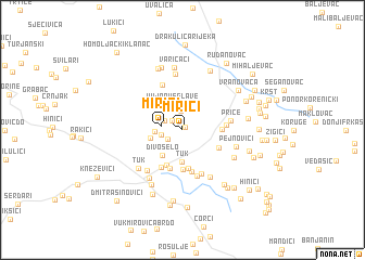 map of Mirići