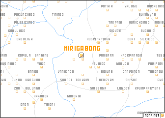 map of Mirigabong