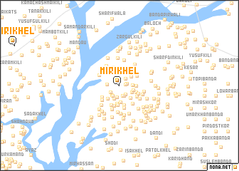 map of Mīri Khel