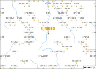 map of Mirimbo