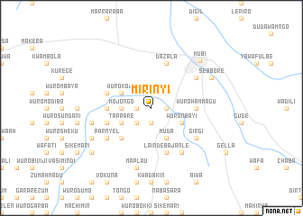 map of Mirinyi