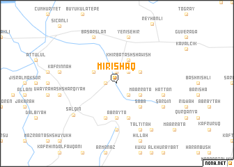 map of Mīr Isḩāq