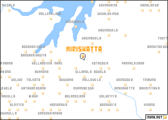 map of Miriswatta