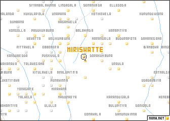 map of Miriswatte