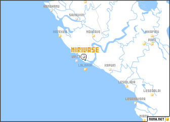map of Mirivase