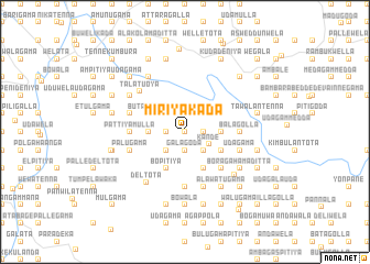 map of Miriyakada