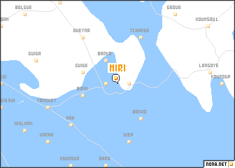 map of Miri