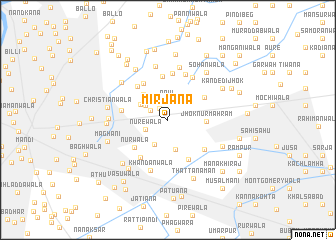 map of Mīrjāna