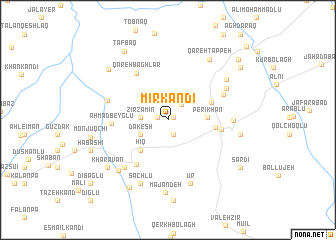 map of Mīr Kandī