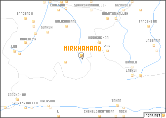 map of Mīr Khamand