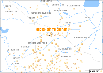 map of Mīr Khān Chāndio